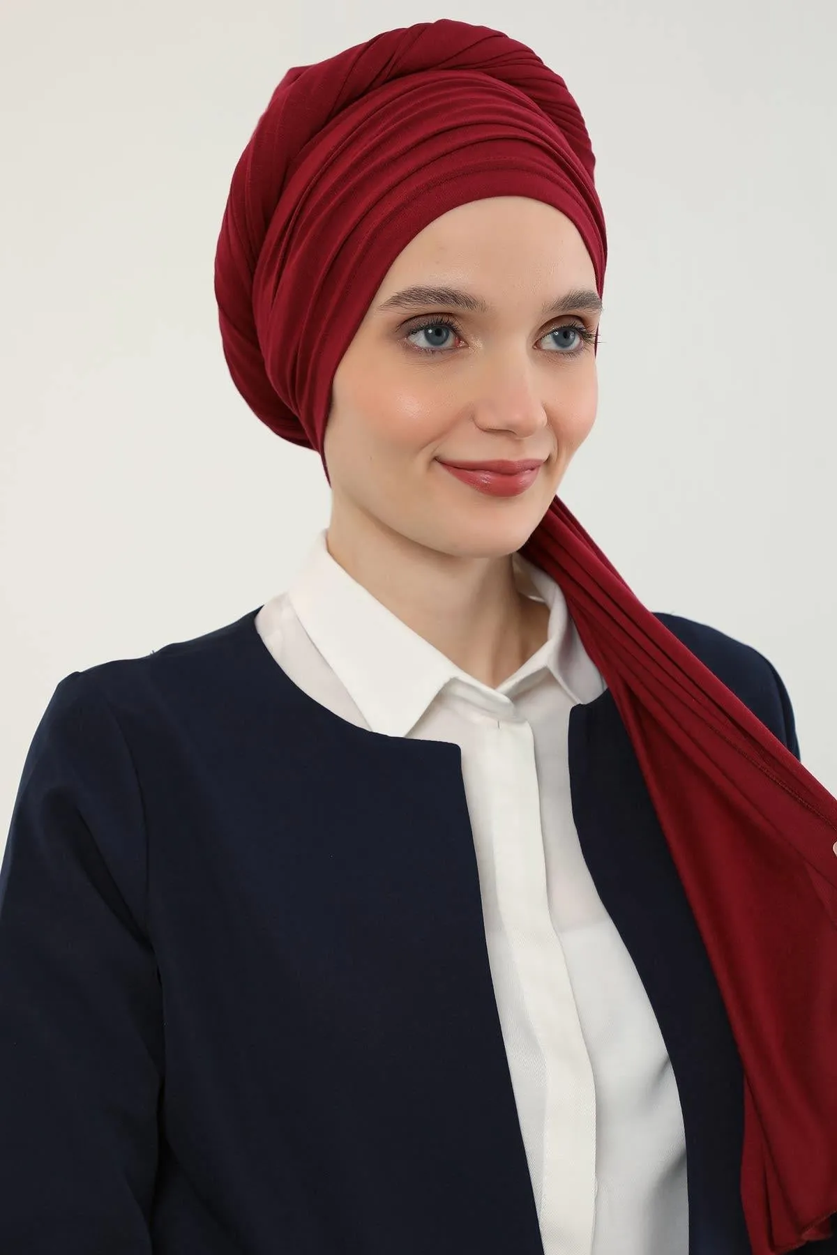 Premium Jersey Shawl Hijab for Women, Easy to Wear Cotton Headscarf, Lightweight and Breathable Instant Jersey Shawl, Mother's Day Gift,BT-1