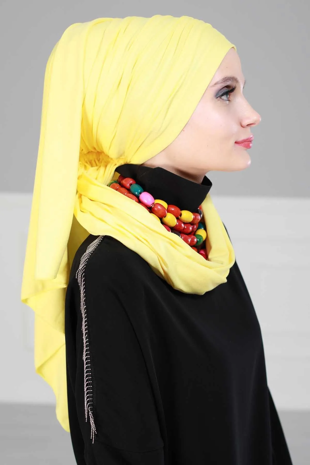 Premium Jersey Shawl Hijab for Women, Easy to Wear Cotton Headscarf, Lightweight and Breathable Instant Jersey Shawl, Mother's Day Gift,BT-1