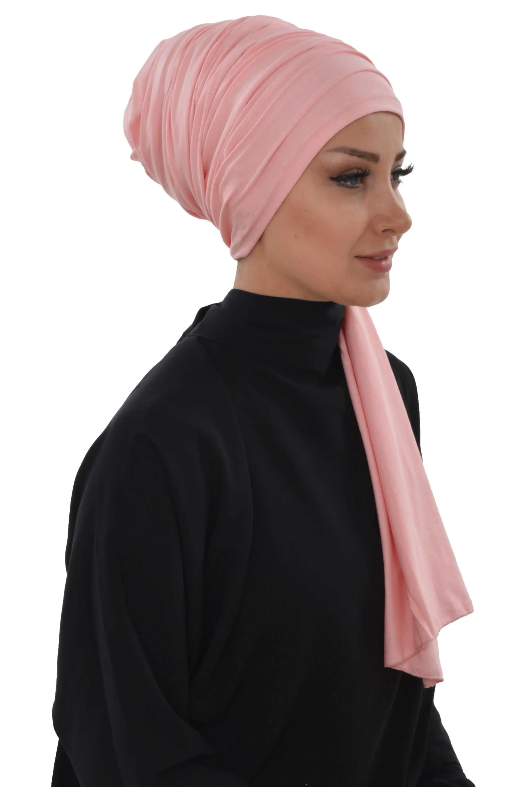 Premium Jersey Shawl Hijab for Women, Easy to Wear Cotton Headscarf, Lightweight and Breathable Instant Jersey Shawl, Mother's Day Gift,BT-1