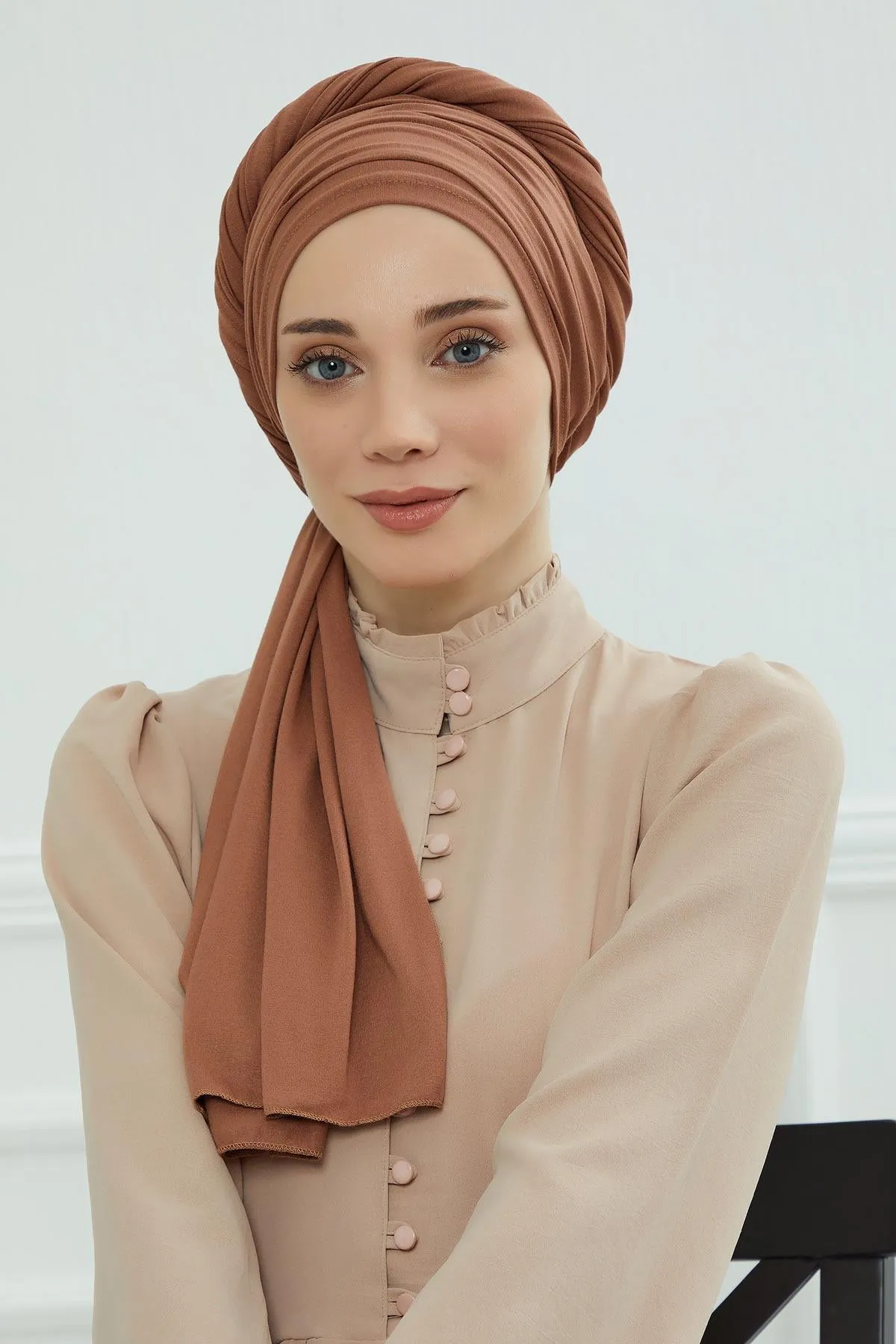 Premium Jersey Shawl Hijab for Women, Easy to Wear Cotton Headscarf, Lightweight and Breathable Instant Jersey Shawl, Mother's Day Gift,BT-1