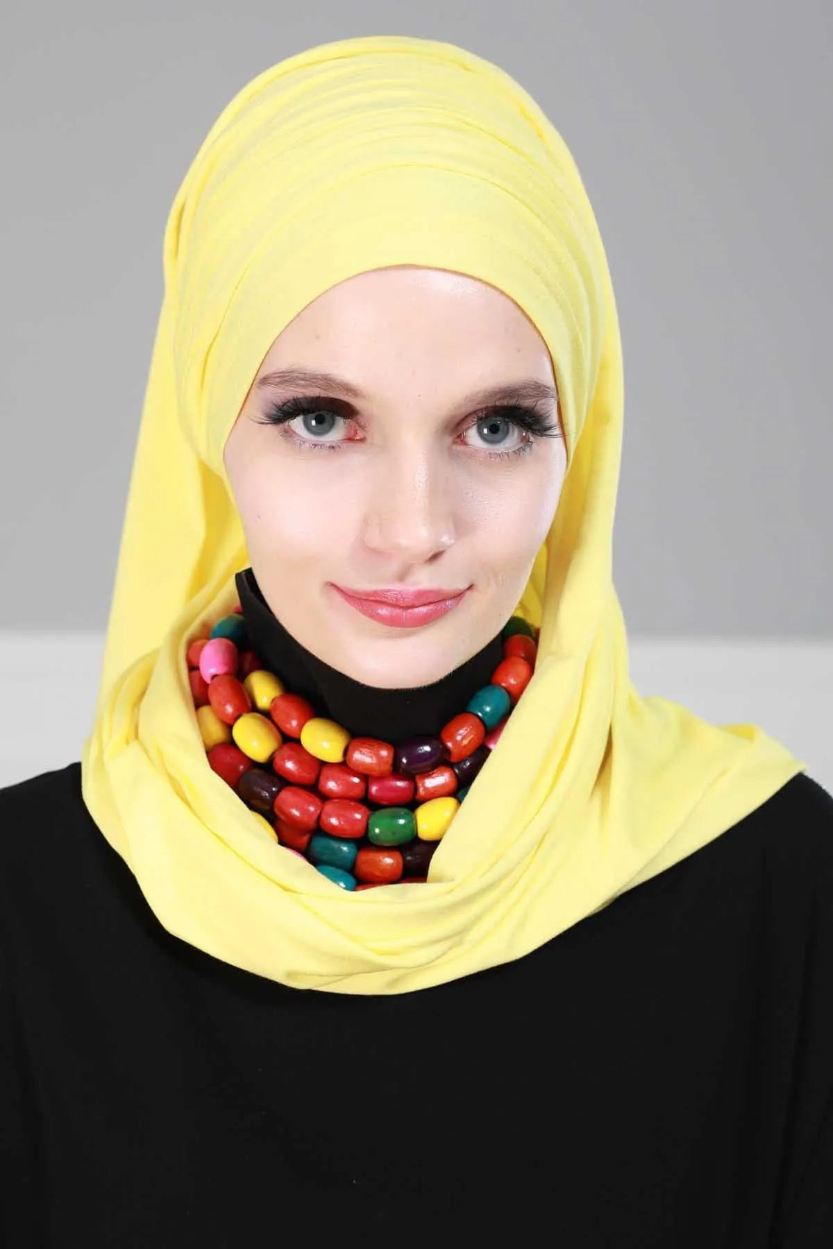 Premium Jersey Shawl Hijab for Women, Easy to Wear Cotton Headscarf, Lightweight and Breathable Instant Jersey Shawl, Mother's Day Gift,BT-1