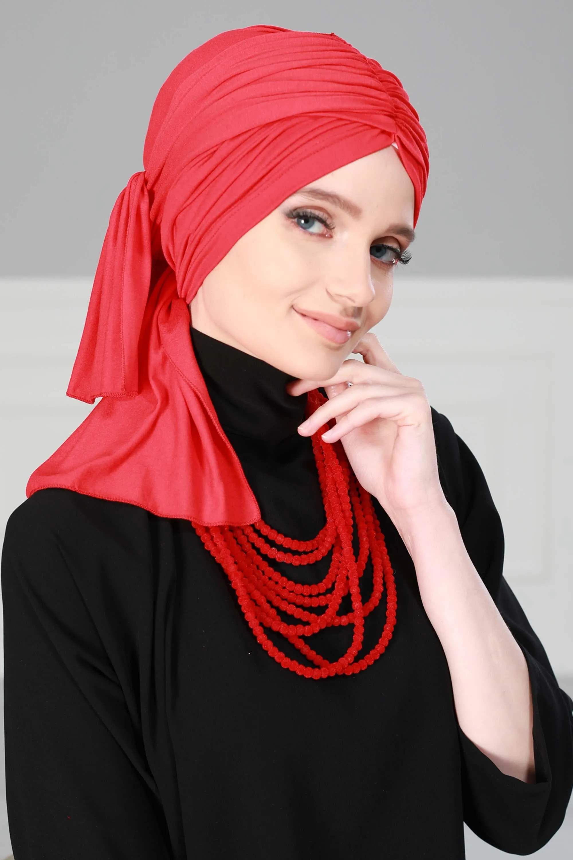 Premium Jersey Shawl Hijab for Women, Easy to Wear Cotton Headscarf, Lightweight and Breathable Instant Jersey Shawl, Mother's Day Gift,BT-1