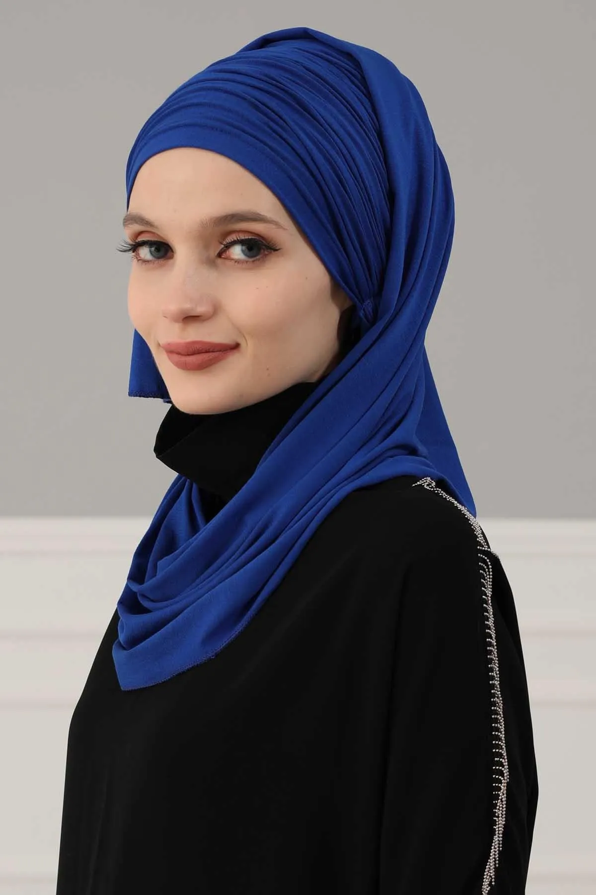 Premium Jersey Shawl Hijab for Women, Easy to Wear Cotton Headscarf, Lightweight and Breathable Instant Jersey Shawl, Mother's Day Gift,BT-1