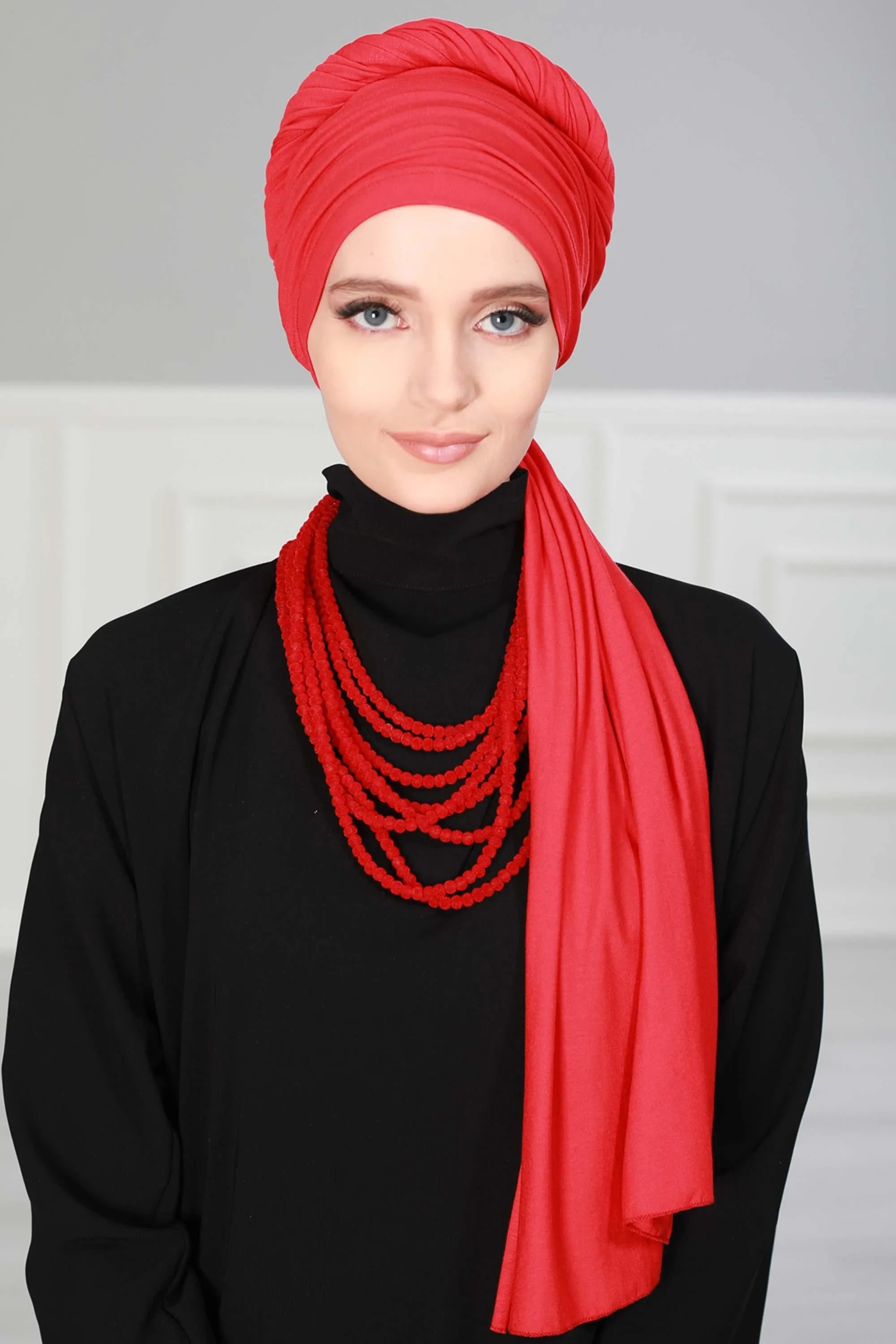 Premium Jersey Shawl Hijab for Women, Easy to Wear Cotton Headscarf, Lightweight and Breathable Instant Jersey Shawl, Mother's Day Gift,BT-1