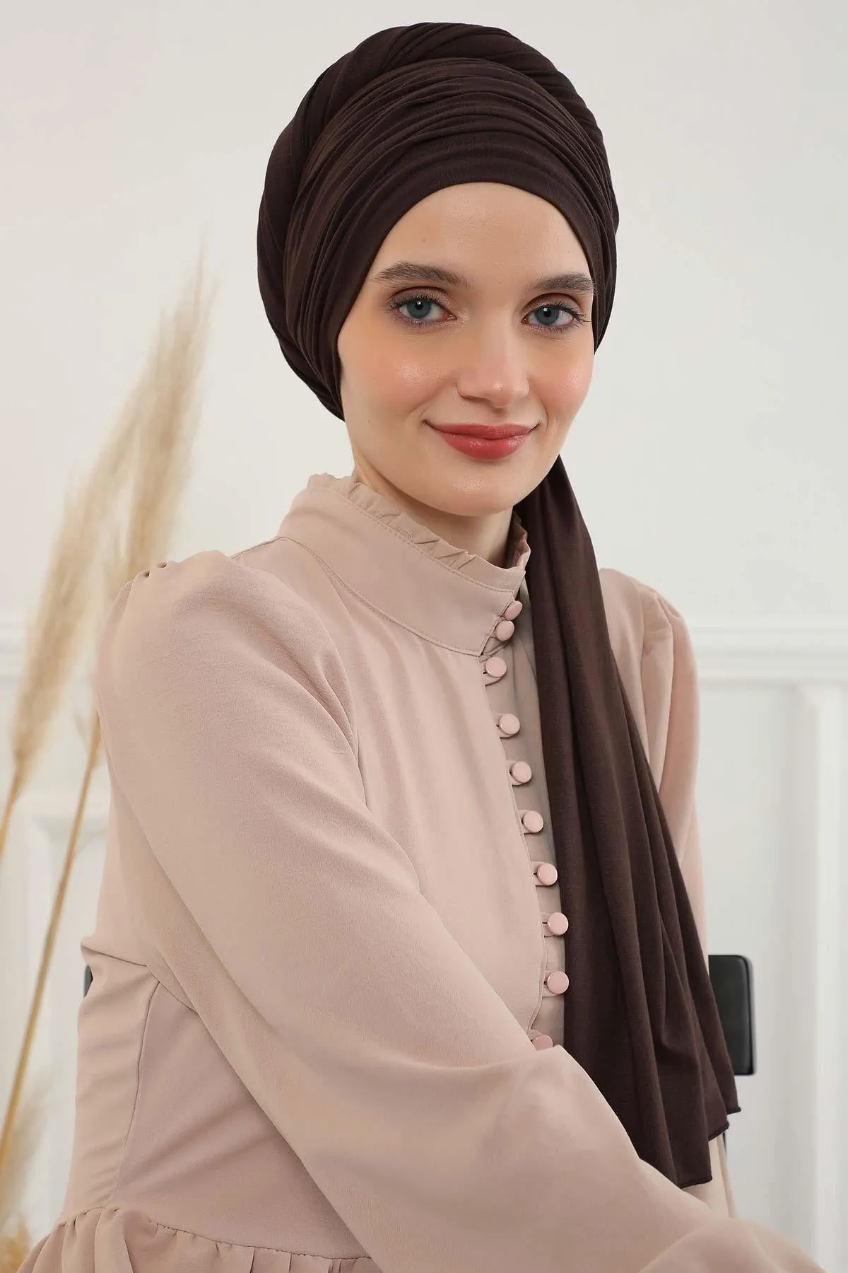 Premium Jersey Shawl Hijab for Women, Easy to Wear Cotton Headscarf, Lightweight and Breathable Instant Jersey Shawl, Mother's Day Gift,BT-1