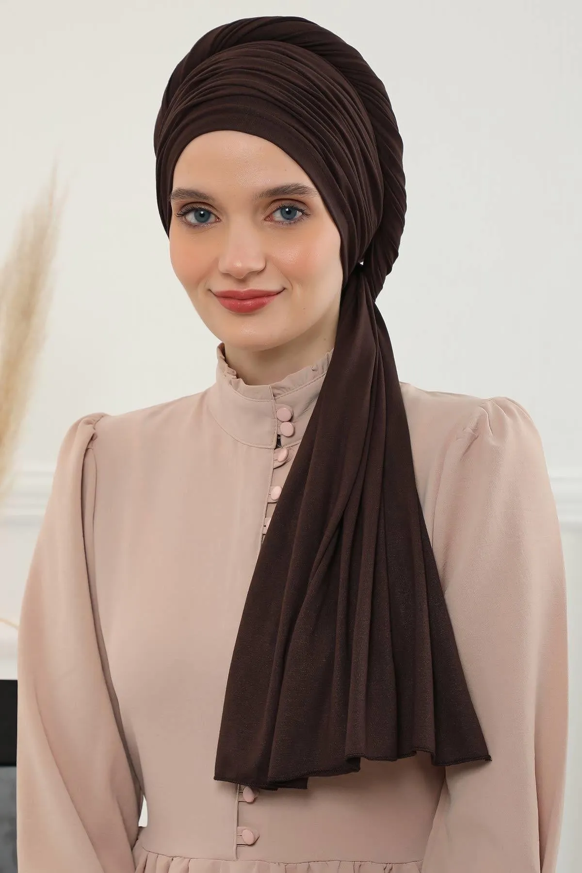 Premium Jersey Shawl Hijab for Women, Easy to Wear Cotton Headscarf, Lightweight and Breathable Instant Jersey Shawl, Mother's Day Gift,BT-1