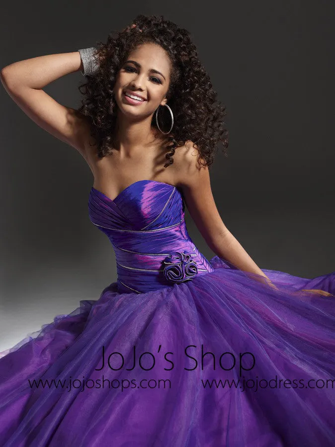 Purple Home Coming Prom Formal Dress HB2018D