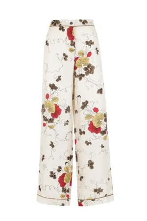 SASHA LULLABY SILK TROUSERS - Archive