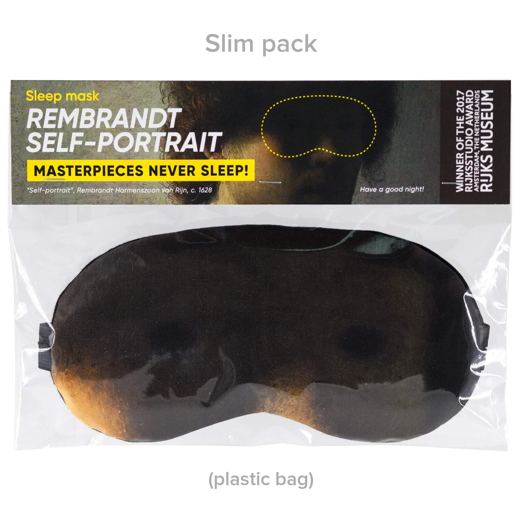 Sleeping Mask Night Cover Blindfold for Travel Airplane Rembrandt